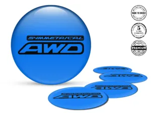Subaru Hub Cap Sticker Style Custom Dome Logos